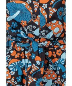 Run And Fly Run & Fly Magic Mushroom Jumpsuit Black New In