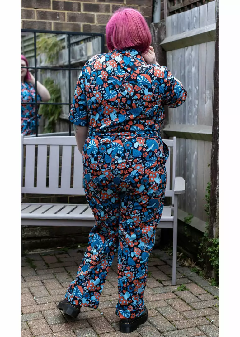 Run And Fly Run & Fly Magic Mushroom Jumpsuit Black New In 10 Run And Fly Run & Fly Magic Mushroom Jumpsuit Black New In