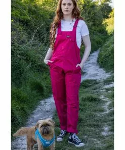 Run And Fly New In Run & Fly Lightweight Twill 70's Dungarees Fuchsia 9 Run And Fly New In Run & Fly Lightweight Twill 70's Dungarees Fuchsia