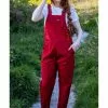 Run And Fly Run & Fly Lightweight Twill 70's Dungarees Red New In 1 Run And Fly Run & Fly Lightweight Twill 70's Dungarees Red New In