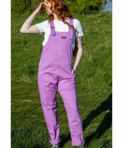 Run And Fly Run & Fly Lightweight Twill 70's Dungarees Violet New In 9 Run And Fly Run & Fly Lightweight Twill 70's Dungarees Violet New In