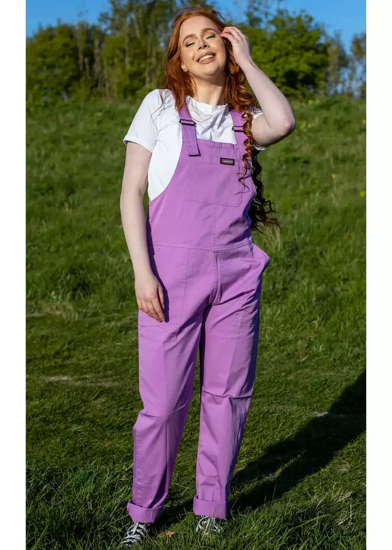 Run And Fly Run & Fly Lightweight Twill 70's Dungarees Violet New In 3 Run And Fly Run & Fly Lightweight Twill 70's Dungarees Violet New In