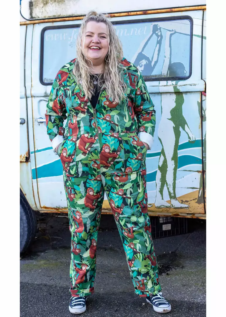 Run And Fly Run & Fly Orangutan Boilersuit Jumpsuit Green New In 6 Run And Fly Run & Fly Orangutan Boilersuit Jumpsuit Green New In