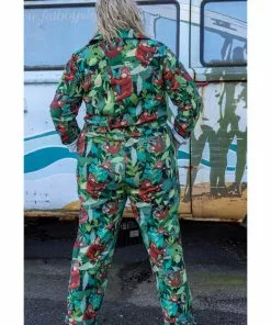 Run And Fly Run & Fly Orangutan Boilersuit Jumpsuit Green New In 15 Run And Fly Run & Fly Orangutan Boilersuit Jumpsuit Green New In