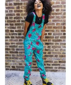 Run And Fly Run & Fly Dragon Twill 70's Dungarees Multi New In 14 Run And Fly Run & Fly Dragon Twill 70's Dungarees Multi New In