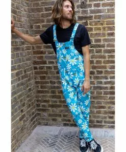 Run And Fly Run & Fly Bee Free 70's Dungarees Blue New In