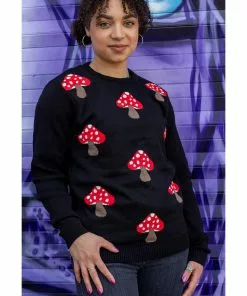 Run And Fly Run & Fly Mushroom Jumper Black