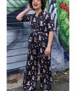 Run And Fly Run & Fly Day At The Fairground Carousel Jumpsuit Black New In 9 Run And Fly Run & Fly Day At The Fairground Carousel Jumpsuit Black New In