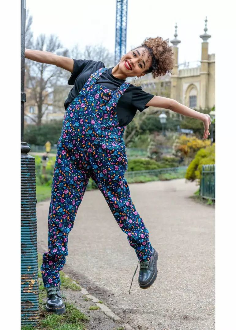 New In Run And Fly Memphis 60's Dungarees Black 3 New In Run And Fly Memphis 60's Dungarees Black