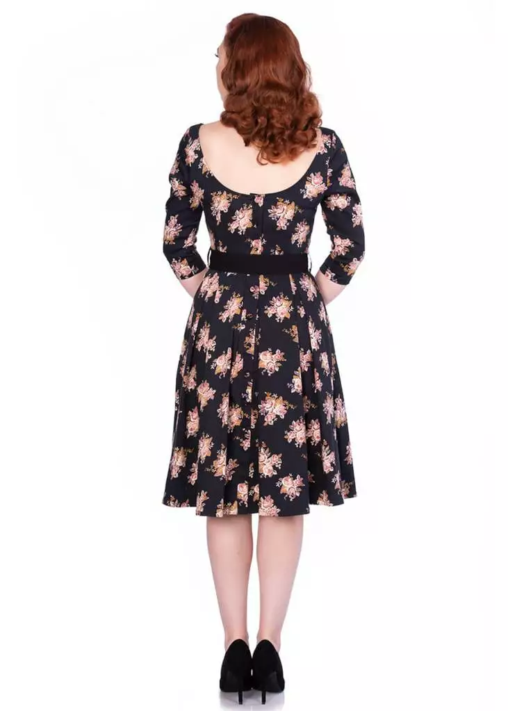 Sheen Priscilla Floral 50's Swing Dress New In 5 Sheen Priscilla Floral 50's Swing Dress New In