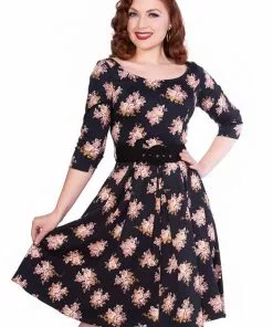 Sheen Priscilla Floral 50's Swing Dress New In