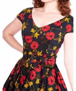 New In Sheen Minal Floral 50's Swing Dress