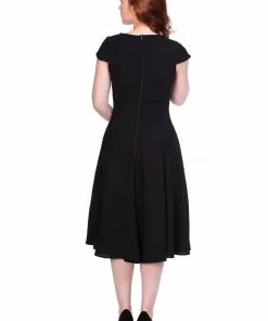 New In Sheen Juliana 40's Dress Black 8 New In Sheen Juliana 40's Dress Black