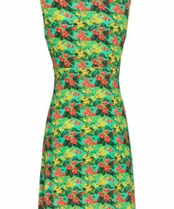 New In Smashed Lemon Merry Berry 60's A-Line Dress Turquoise