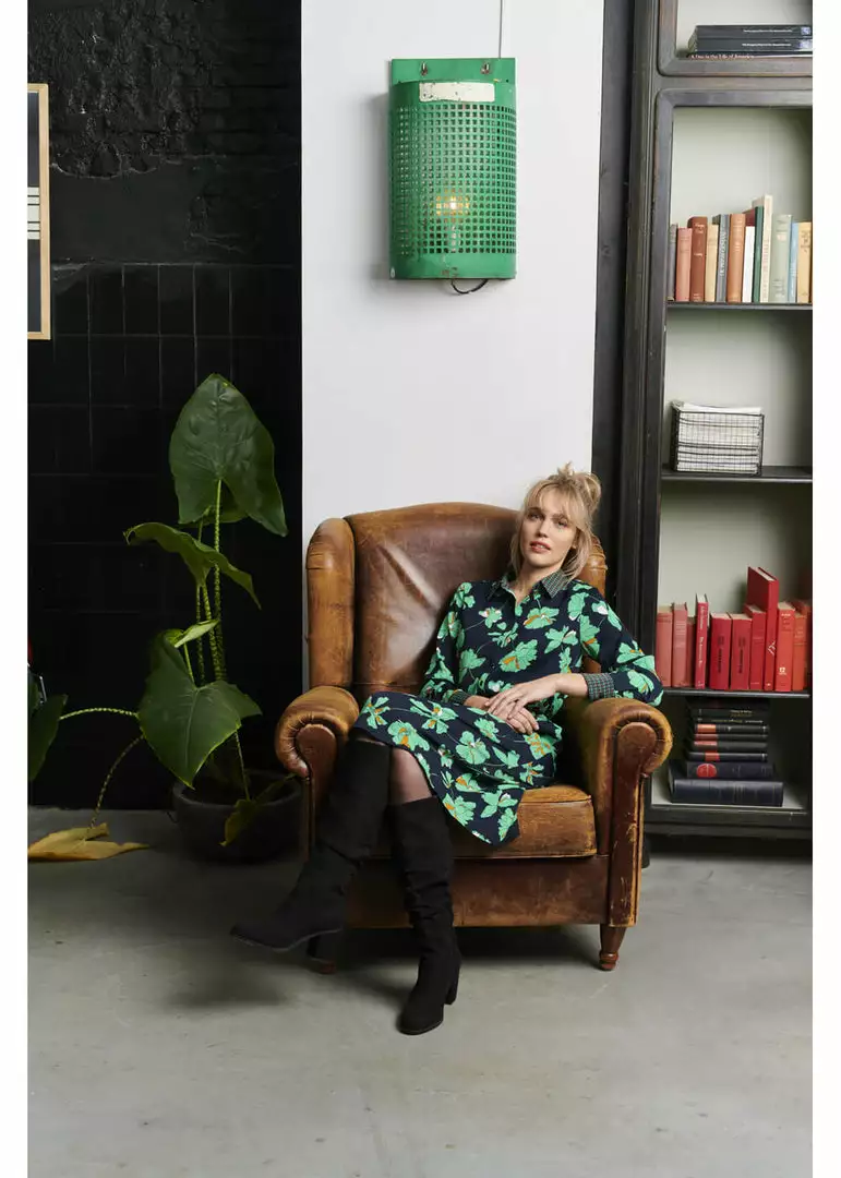 New In Smashed Lemon Tend My Garden 60's Dress Black 5 New In Smashed Lemon Tend My Garden 60's Dress Black