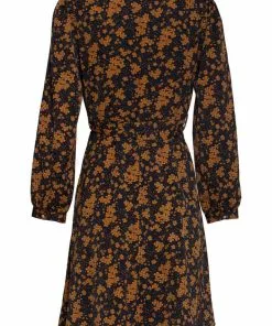 New In Smashed Lemon Fable Floral 70's Dress Black 5 New In Smashed Lemon Fable Floral 70's Dress Black