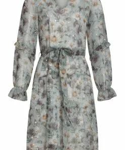 Smashed Lemon Sparkling Daisy 60's Dress Green New In 7 Smashed Lemon Sparkling Daisy 60's Dress Green New In