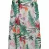 Smashed Lemon Floral Paradise 70's A-Line Skirt White New In 2 Smashed Lemon Floral Paradise 70's A-Line Skirt White New In