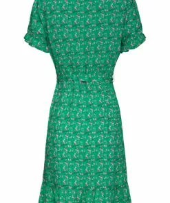 New In Smashed Lemon Dearest Daisy 60's A-Line Dress Green
