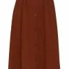 Smashed Lemon Retro Flavour 70's Skirt Cognac Brown New In 1 Smashed Lemon Retro Flavour 70's Skirt Cognac Brown New In