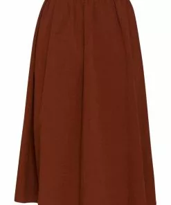 Smashed Lemon Retro Flavour 70's Skirt Cognac Brown New In 8 Smashed Lemon Retro Flavour 70's Skirt Cognac Brown New In