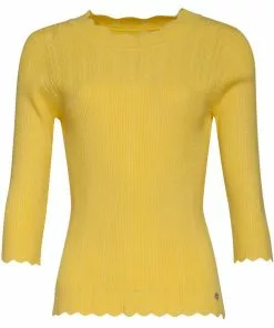 New In Smashed Lemon Retro Day 70's Jumper Yellow