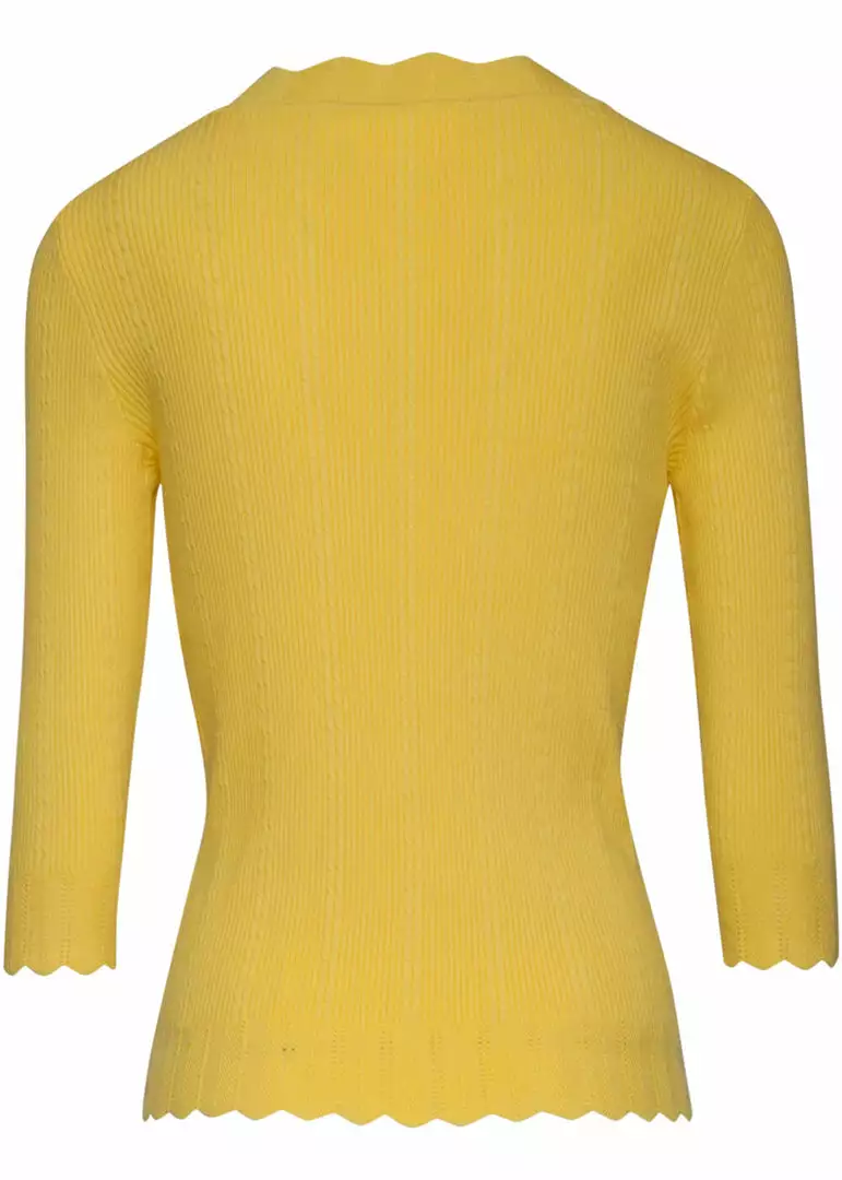 New In Smashed Lemon Retro Day 70's Jumper Yellow 4 New In Smashed Lemon Retro Day 70's Jumper Yellow
