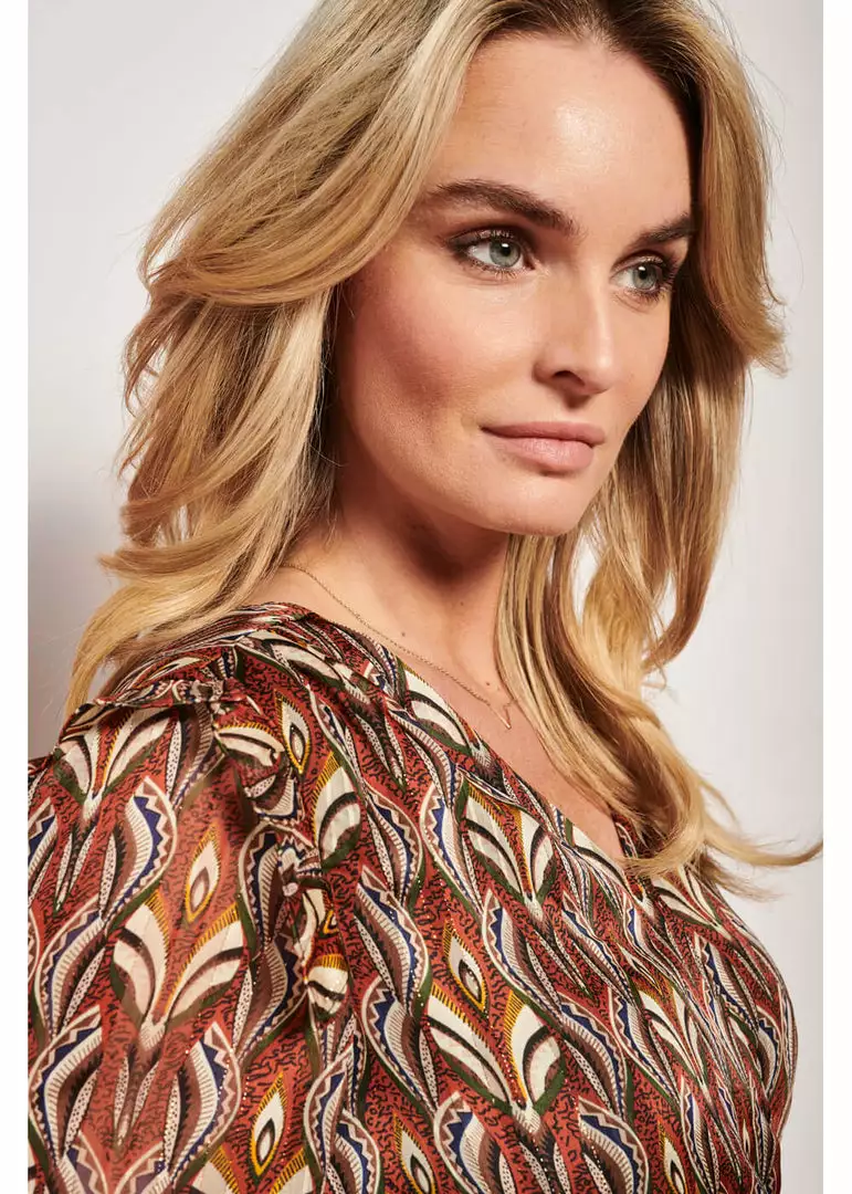 Smashed Lemon Autumn Trance 70's Maxi Dress Brown Red 5 Smashed Lemon Autumn Trance 70's Maxi Dress Brown Red