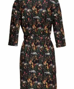 New In Smashed Lemon Badger Mushroom 70's A-Line Dress Multi