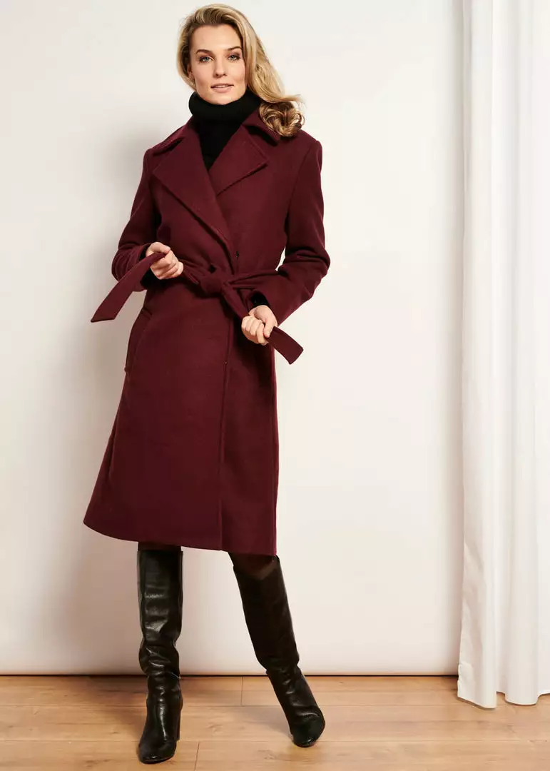 Smashed Lemon Fierce For Days 70's Coat Dark Red 8 Smashed Lemon Fierce For Days 70's Coat Dark Red