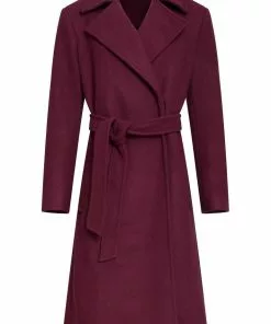 Smashed Lemon Fierce For Days 70's Coat Dark Red