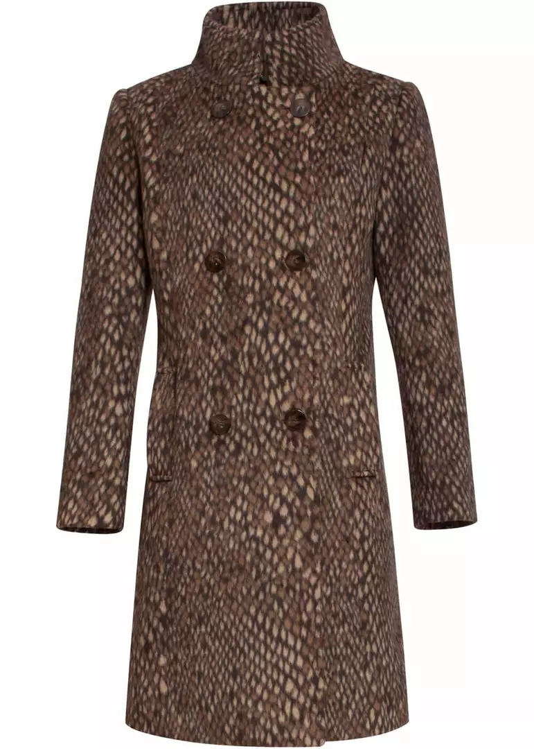 Smashed Lemon Forest Colours 60's Coat Brown New In 3 Smashed Lemon Forest Colours 60's Coat Brown New In