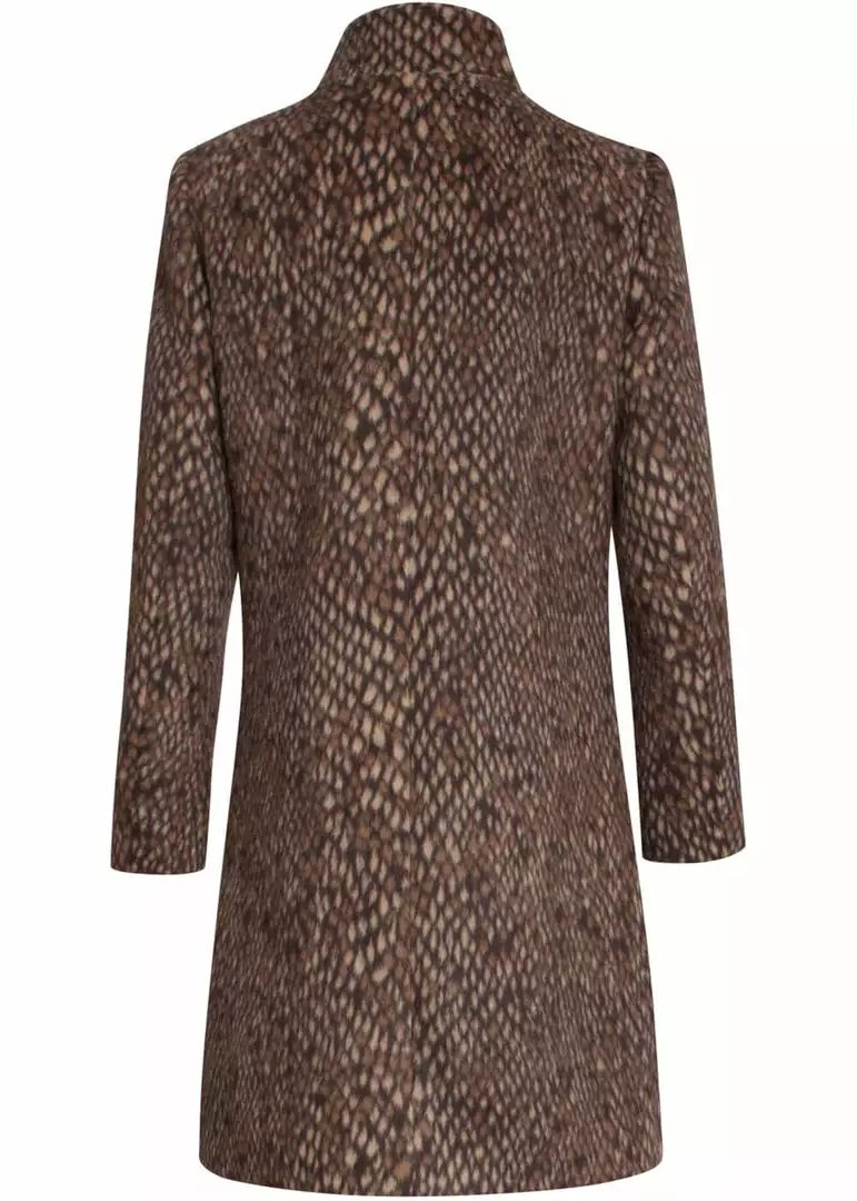 Smashed Lemon Forest Colours 60's Coat Brown New In 7 Smashed Lemon Forest Colours 60's Coat Brown New In