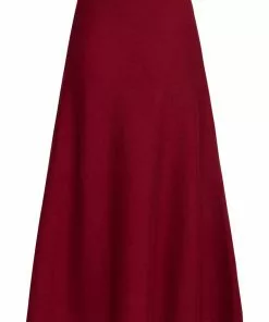 Smashed Lemon Fine Dining 70's A-Line Skirt Wine