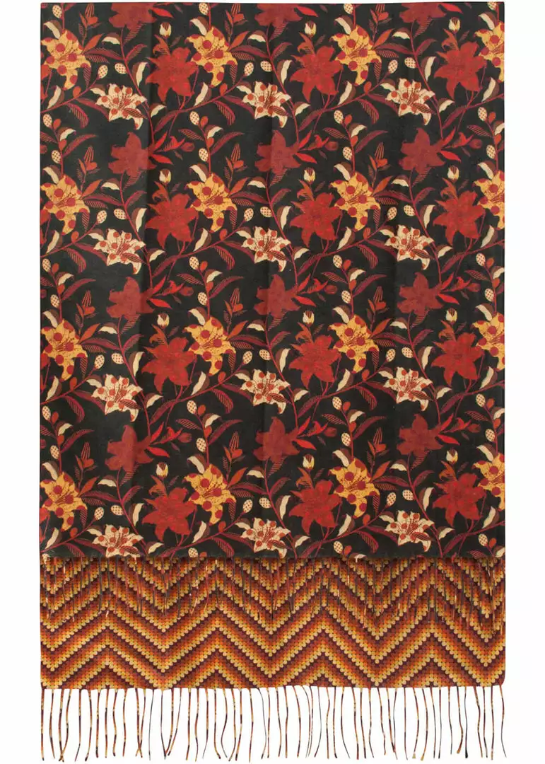 New In Smashed Lemon Storytime Floral Scarf 3 New In Smashed Lemon Storytime Floral Scarf