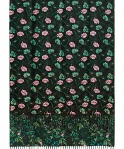 New In Smashed Lemon Rustic Floral Scarf