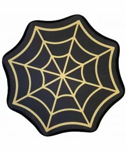 Sourpuss Spiderweb Bathroom Rug Black Cream New In