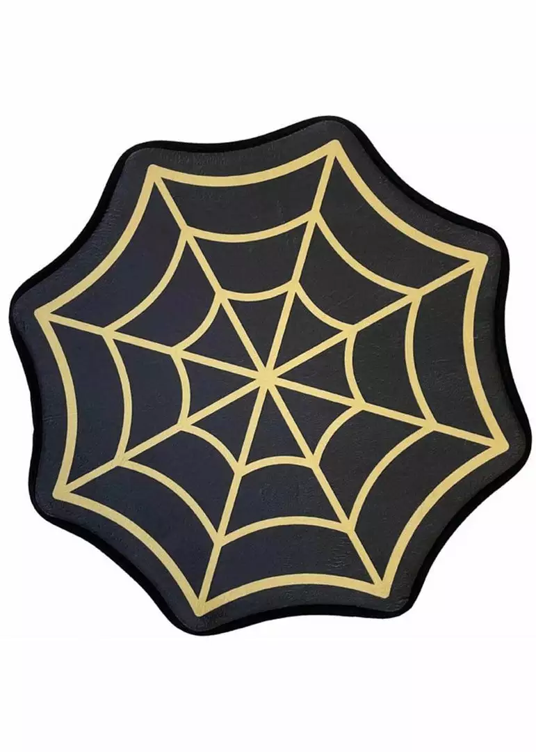 Sourpuss Spiderweb Bathroom Rug Black Cream New In 3 Sourpuss Spiderweb Bathroom Rug Black Cream New In