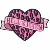 New In Sourpuss Hell Kitten Heart Patch Pink 1 New In Sourpuss Hell Kitten Heart Patch Pink