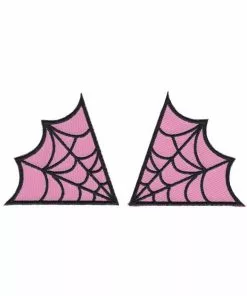 Sourpuss Spiderweb Collar Patch Set Pink New In