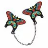 Sourpuss Butterfly Enamel Pin Set Multicolour 1 Sourpuss Butterfly Enamel Pin Set Multicolour