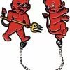 Sourpuss Hot Stuff Devils Enamel Pin Set Red New In
