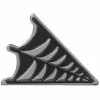 Sourpuss Spiderweb Enamel Pin Silver Black 1 Sourpuss Spiderweb Enamel Pin Silver Black