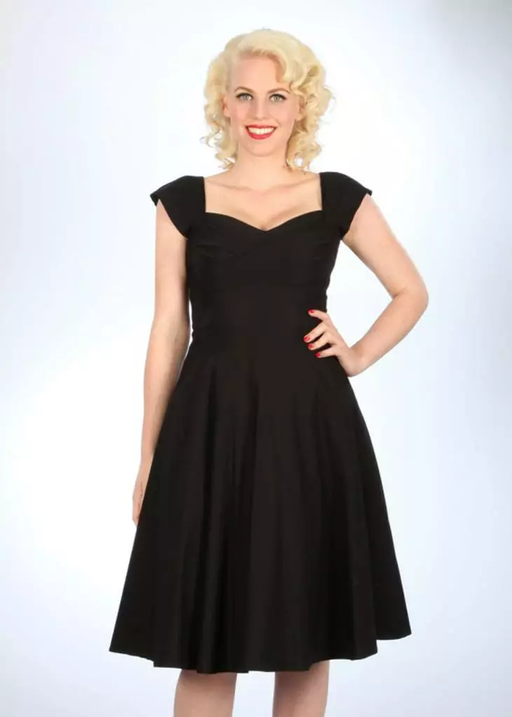 New In Stop Staring! Madstyle 50's Swing Dress Black 4 New In Stop Staring! Madstyle 50's Swing Dress Black