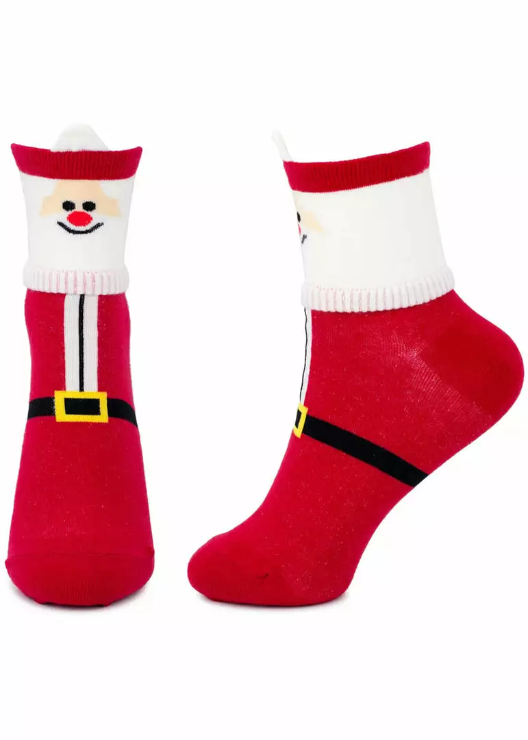 New In Succubus Christmas Santa Claus Socks Red 4 New In Succubus Christmas Santa Claus Socks Red