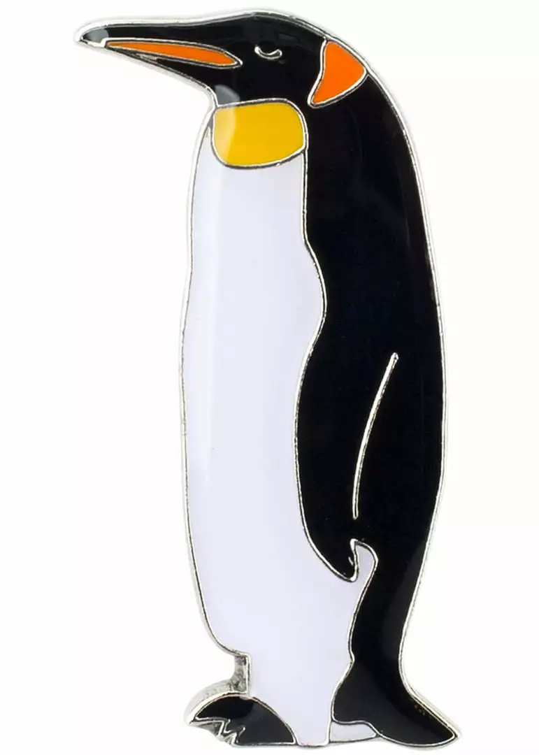 Succubus Penguin Brooch Black White 3 Succubus Penguin Brooch Black White