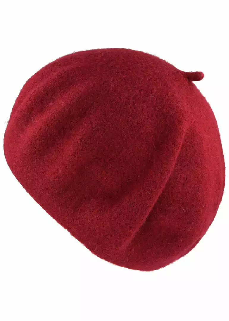 Succubus Headwear Felicia 60's Beret Wine 3 Succubus Headwear Felicia 60's Beret Wine