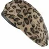 Succubus Headwear Leopard 60's Beret Leopard New In