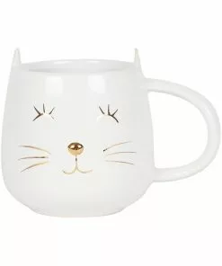 Succubus White Cat Face Mug White