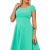 New In Succubus Tiffany 60's Swing Dress Mint